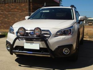 2017 Subaru Outback custon nudgebar with eyesight