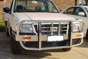 Ford Courier with Bullbar