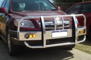 Holden Captiva with a Bullbar