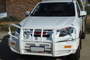 Isuzu DMax white Bullbar