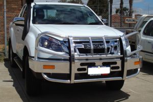 Isuzu DMax with Bullbar