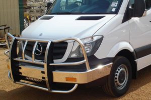 Mercedes Sprinter with a Bullbar Perth