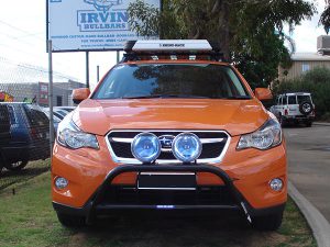 Subaru XV nudgebar spotlights