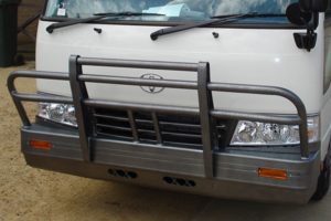 Toyota Coaster with Bullcar