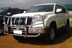 Toyota Prado with Bullbar