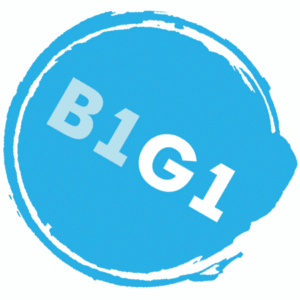 B1G1 logo tilt