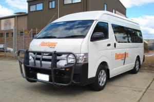 2017 Toyota Hiace Commuter Bus Semi Bullbar c